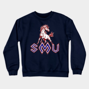 SMU Band Logo Retro Crewneck Sweatshirt